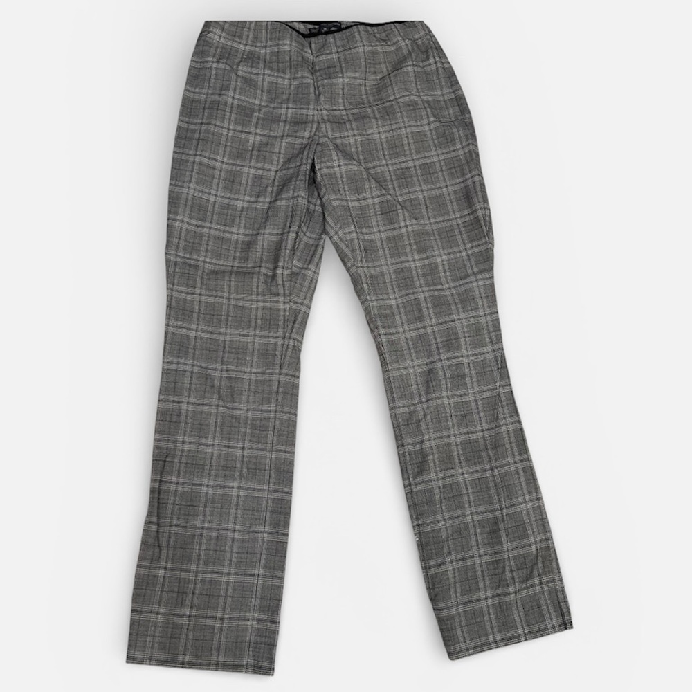Brooks Brothers Wool‎ Lucia fit gray plaid women Trouser size 10